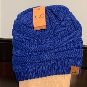 CC Knit Beanie Royal Blue
